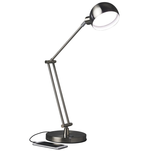 OttLite Wellness Series® Refine LED Desk Lamp, Brushed Nickel